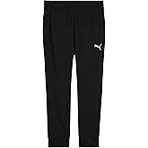 Puma Boys Essential Basics Logo Fleece Joggers, Elastic Waistband, Side Seam Pockets