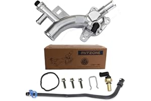 MILIPARTS Upgraded Aluminum Engine Coolant Housing Water Outlet Compatible With Buick Encore Chevy Cruze Sonic Trax 1.4L 2012-2020 25193922