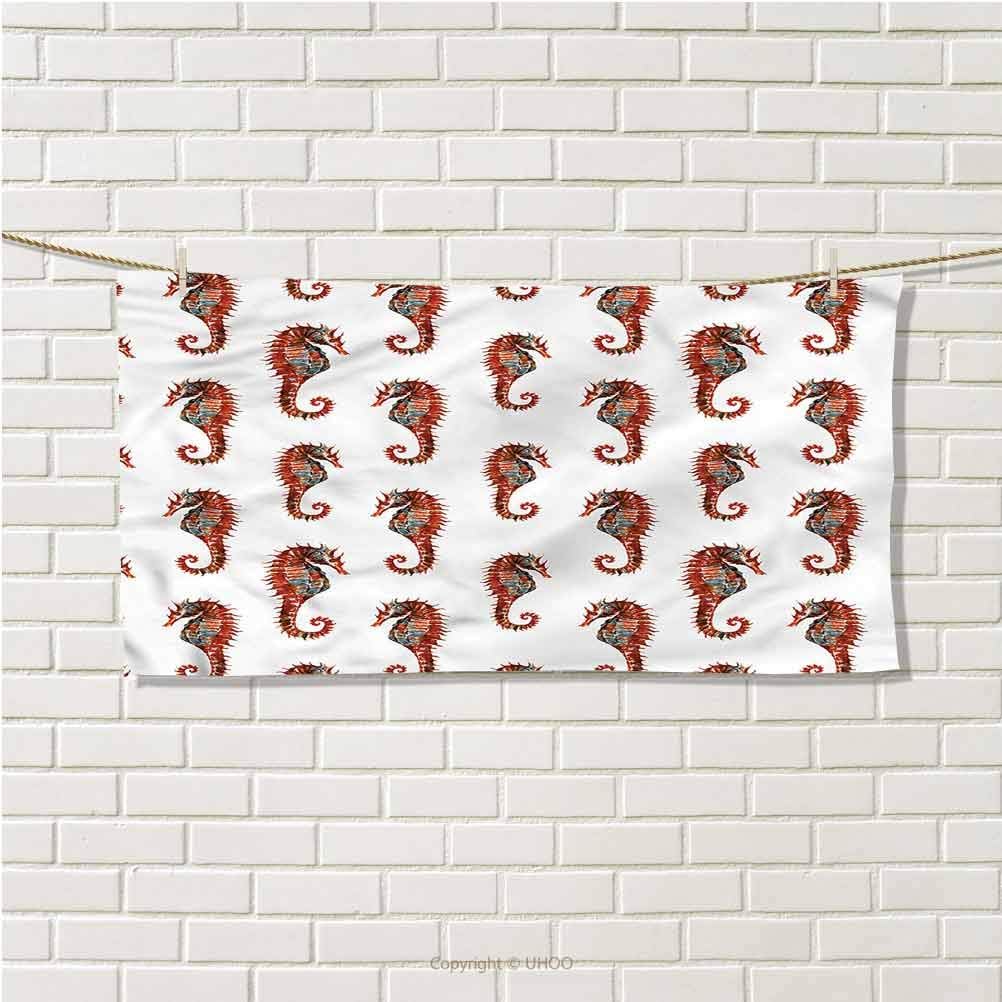 Animal Dish Towels Pattern in Watercolors Soft, Absorbent & Durable Custom Pattern W10x L40 Inch