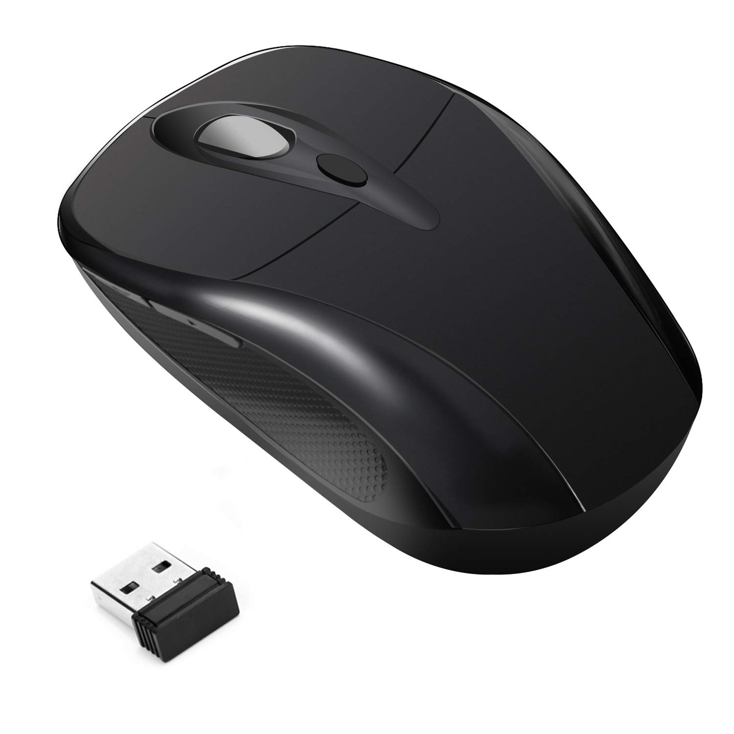Wireless Mouse Optical Mice with USB Long Range Adjustable DPI Laptop