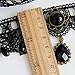 Halloween Gothic Lolita Flower Black Lace Elastic Hair Band Crown Headband Party Headwear (FD-07)