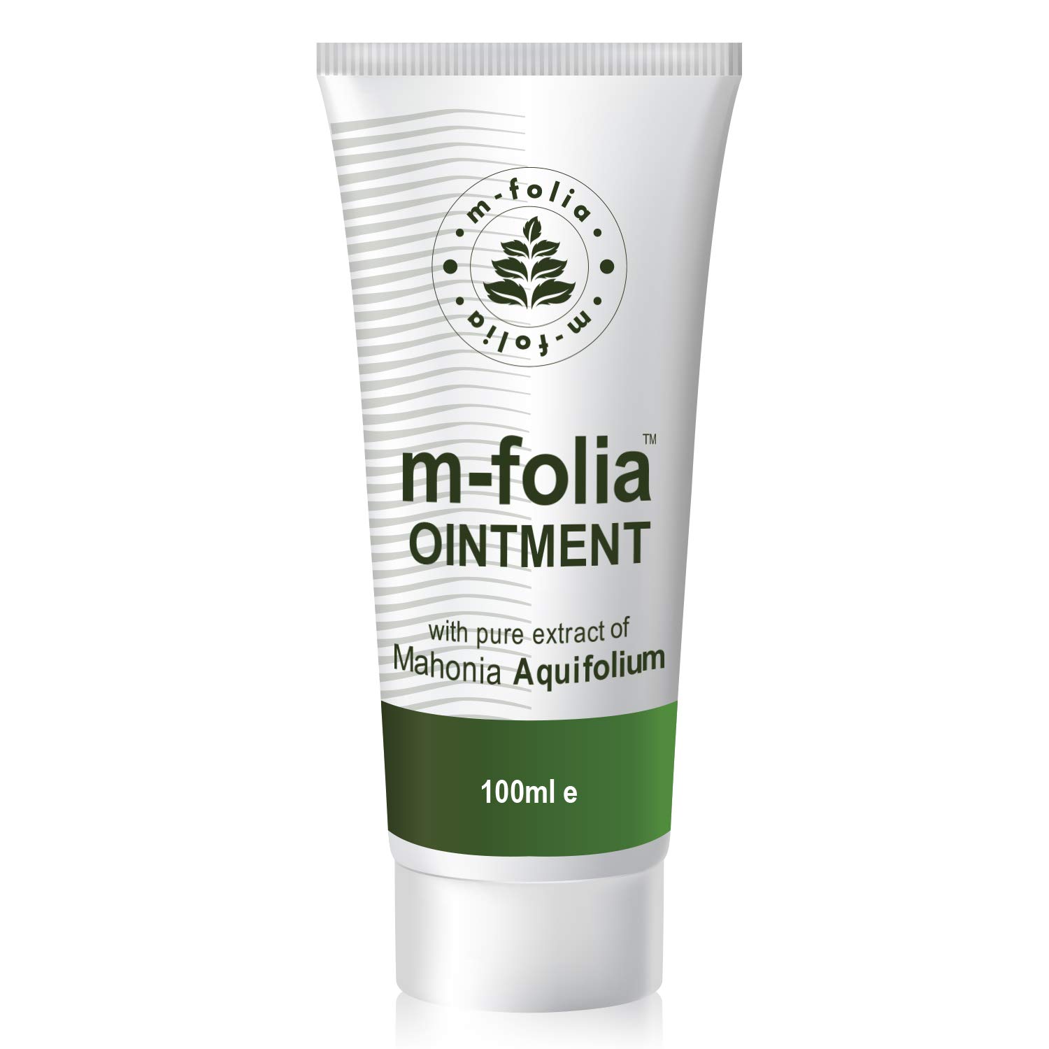 M-Folia Psoriasis Ointment Formulated to Treatment for Psoriasis, Eczema and Related Dry Skin Pure Conditions Extract of Mahonia Aquifolium 100ml (1x Pack)