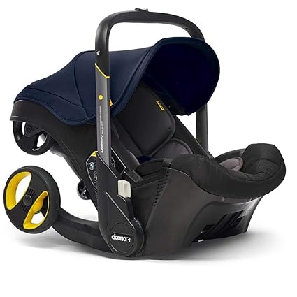 blue car seat and stroller combo
