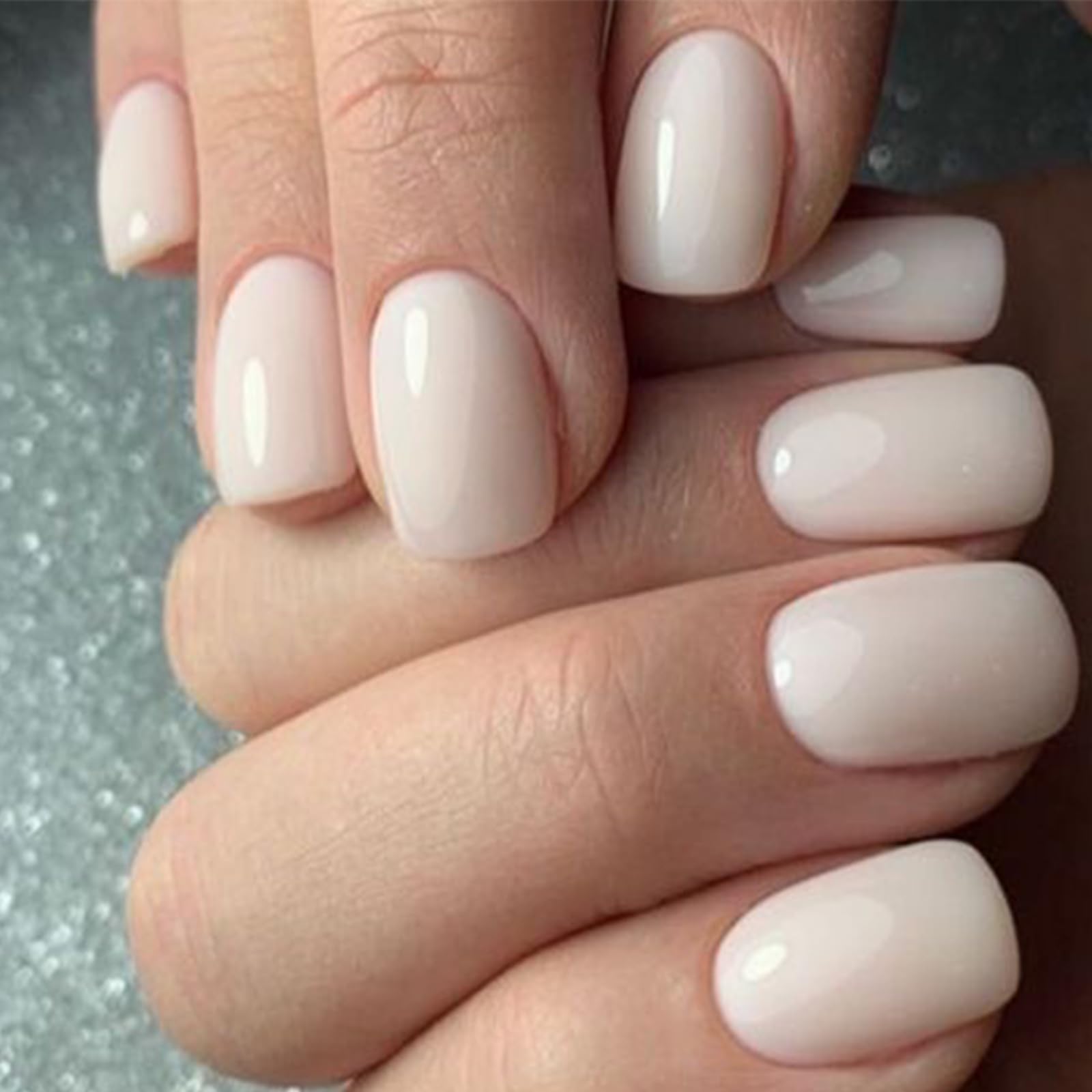 Modelones White Press on Nails, Short Square Fake Nails, Reusable Nail Kit with Nail Glue Adhesive Tabs Mini Nail File, Nails Press Ons 32Pcs16 Sizes, Women Girl Gift - Image 3