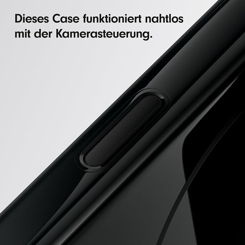 iPhone 16 Pro Case - MagSafe, Kratzfeste Schutzhülle, passgenau, Innenfutter aus Mikrofaser - Samtschwarz