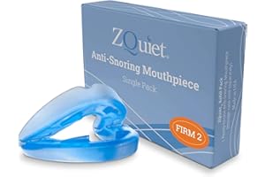 ZQuiet, Anti-Snoring Mouthpiece, Firm Size #2, Strong & Durable Mouthguard, Ideal for Those Prone to Teeth Grinding & Clenching, Made in USA, Size 2