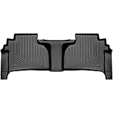 SMARTLINER Custom Fit 2nd Row Floor Liners Compatible with 2019-2025 Chevrolet Silverado 1500