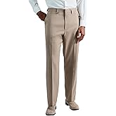 Haggar Men's Premium Comfort Classic Fit Flat Front Dress Pant - Regular and Big & Tall