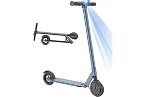 Caroma Electric Scooter, 20-25 Miles Range & 20 MPH Speed, 500W Cruise Control Electric Scooter Adults, 9/10" Solid Tires, Fast Folding E Scooter Bike for Commute, Shock Absorption & Braking System