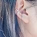 Aifeer Fashion s925 Sterling Silver Ear Cuff Wrap Clip Hollow Star Earring No Piercing (A Pair of Silver)