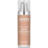 lavera Hyaluron Liquid Foundation - Cool Beige 4.5 - Foundation Make Up with Hyaluron &amp; Almond Oil for a Flawless Complexion - Face Make Up - PETA Certified - Vegan - Made in Germany - 1 Fl Oz