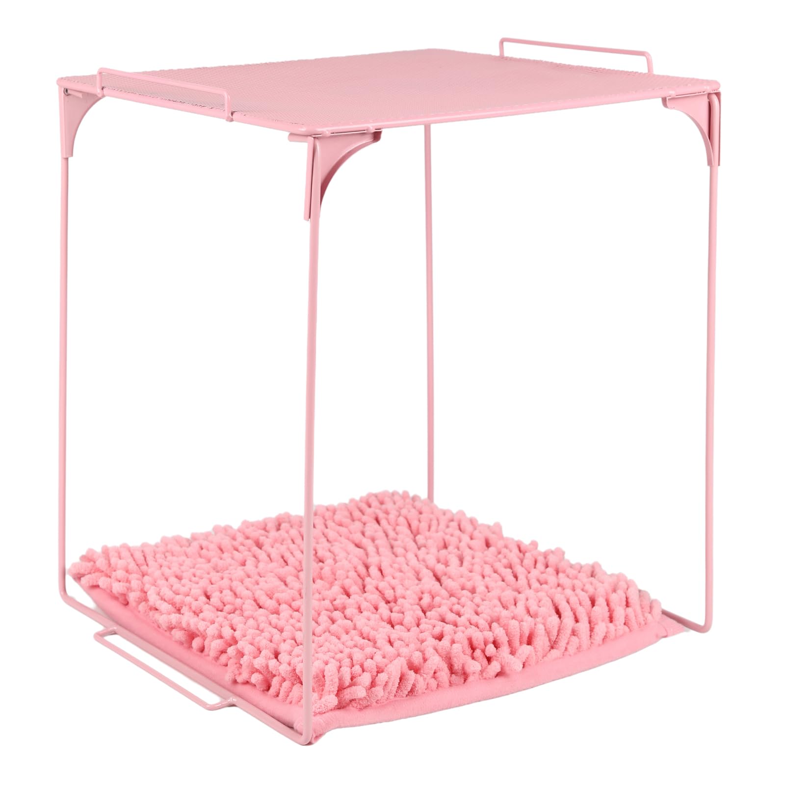 Photo 1 of AUECOOME Locker Organizer Shelf and Locker Carpet Decorating Kit Suitable for School, Office Back to School Essentials (1, Light Pink)