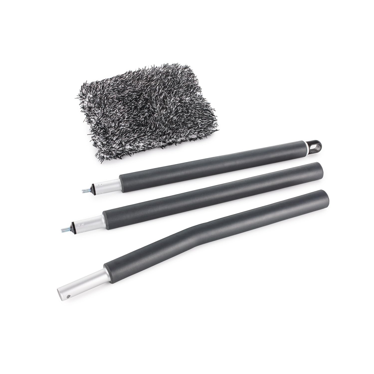 Photo 1 of The Rag Company - Mitt on A Stick Pro+ | Clean Hard-to-Reach Roofs and Sides of Cars, Trucks, RVs, Semis & Trailers - Soft Microfiber Head and Extendable Foam Handle