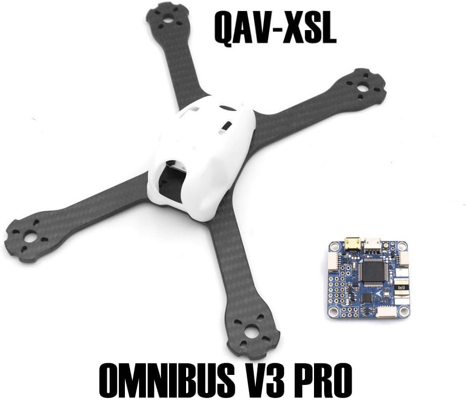 QAV-XS Carbon Fiber 220 220mm Stretch-X with PC shell and FLIP 32 F4 OMNIBUS V3 PRO Flight Controller Board for Drone Quadcopter