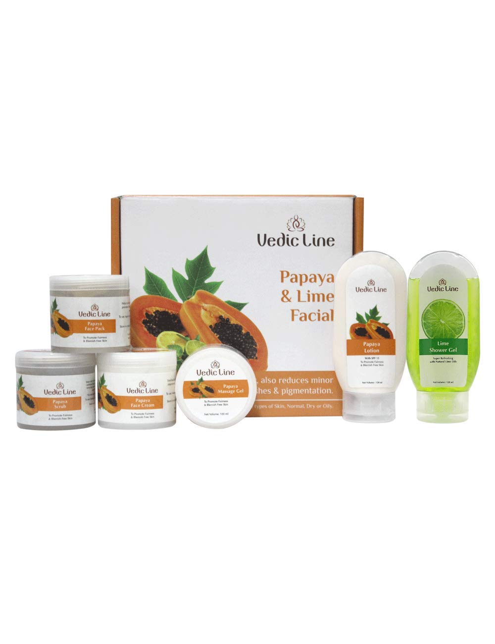 vedic line papaya facial kit
