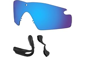 Predrox Si M Frame 3.0 Lenses & Nose Pieces Replacement for Oakley Sunglass OO9146 Polarized