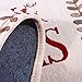 AMIDA Merry Christmas Gift Doormats with Words and Reindeers Entryway Rugs 2'x3' for Home Decoration Indoor Outdoor Beige Anti Slip Backing Machine Washable