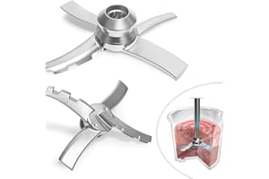 SOSEIEIU Replacement Paddle Blade for Ninja Creami Series Ice Cream Makers -Compatible with Ninja NC299, NC300, NC301 series-Stainless Steel