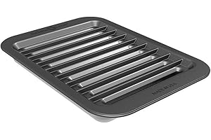 Nordicware 60002 Compact Grill & Sear, Cast, 10.18" l x 7.18" w x 1" h, Black