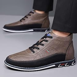 mitvr Men's Casual Dress Boots Motorcycle Boots