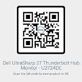 Dell U2724DE UltraSharp 27 Inch QHD 2560x1440 IPS Black 120Hz Thunderbolt view 5
