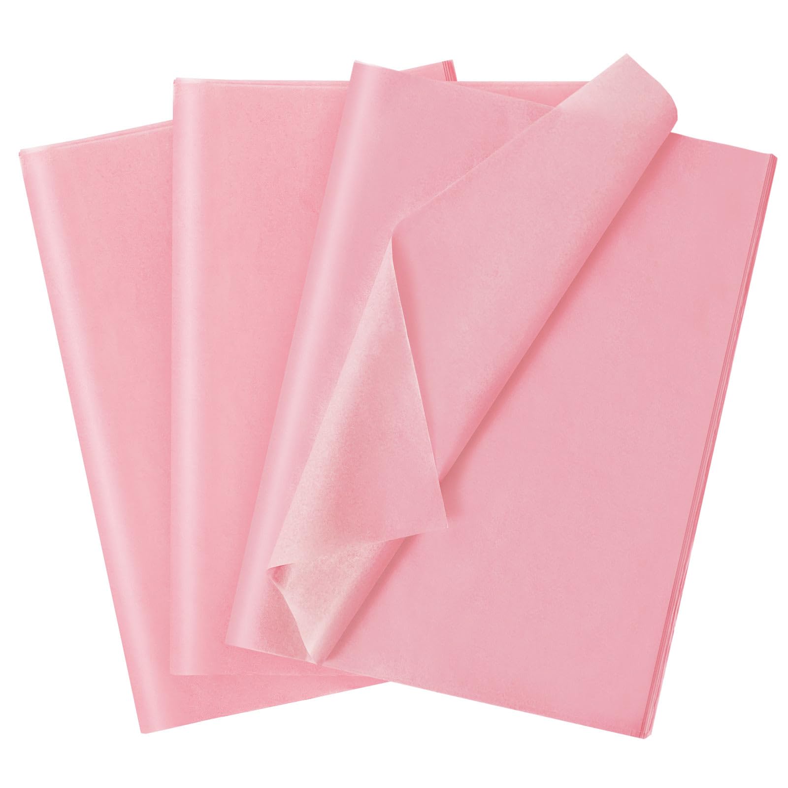 Photo 1 of **MISSING TONS OF PIECES** 120 Sheets 20"X14" Pink Tissue Paper for Gift Bags Wrapping, Art Tissue Paper Bulk for Weddings Birthday Party Crafts Decoration