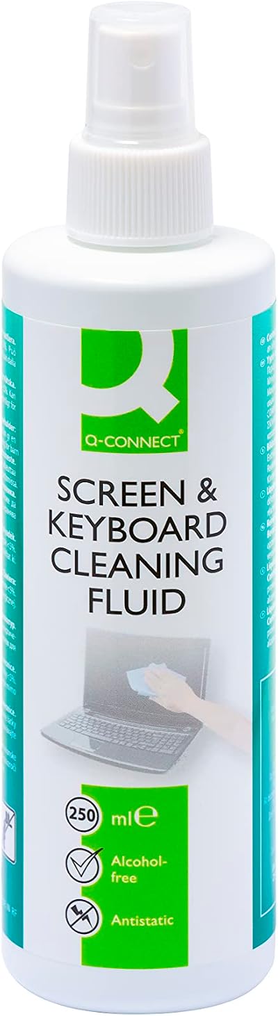 Q-Connect Screen and Keyboard Cleaning Fluid 250ml KF04502