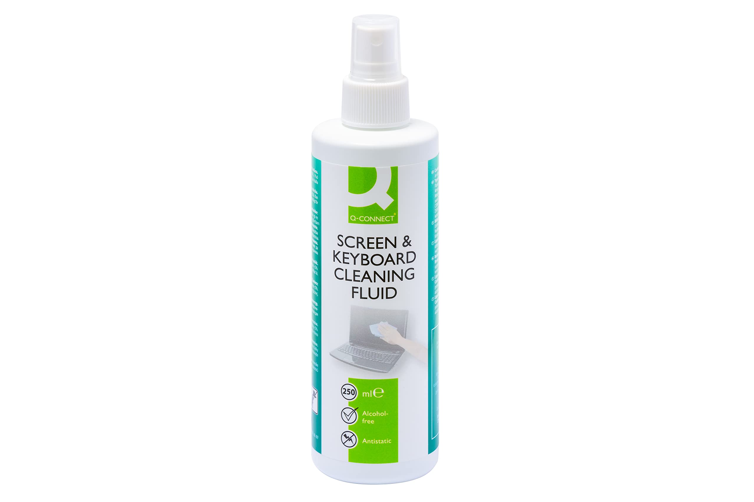 Q-Connect Screen and Keyboard Cleaning Fluid 250ml KF04502