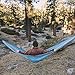 Wise Owl Outfitters Camping Hammock - Portable Hammock Double Hammock Camping up to 500lbs, Accessories for Outdoor, Indoor w/Tree Straps, Double Blue & Grey