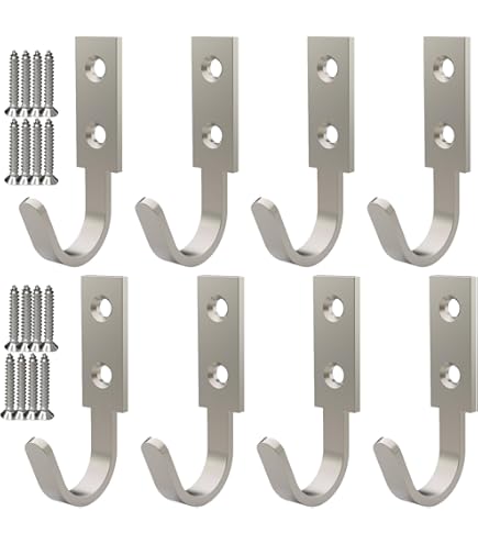 10-Pack 316 Stainless Steel Marine Grade Pad Eye Hooks – M4 Aperture, For Boats & Trailers