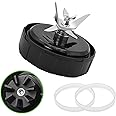 [New Model]SS101 Replacement Blade for Ninja Blender Accessories, 7-Fins Blender Blade Compatible with Nutri Ninja Foodi Power Blender SS150,SS151,SS300,SS350,SS351,CO351B,SS100,SS101,SS101C,SS101TGT