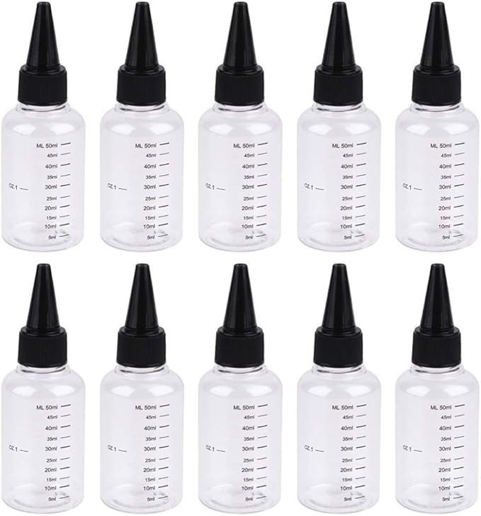 SUPVOX 10 Pcs Plastic Applicator Bottle Empty Needle Bottle Glue Bottle