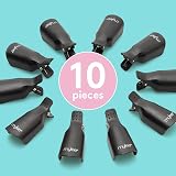 MYLEE 10 Pcs Soak Off Nail Clips Set Gel Polish Remover Plastic Reusable view 3