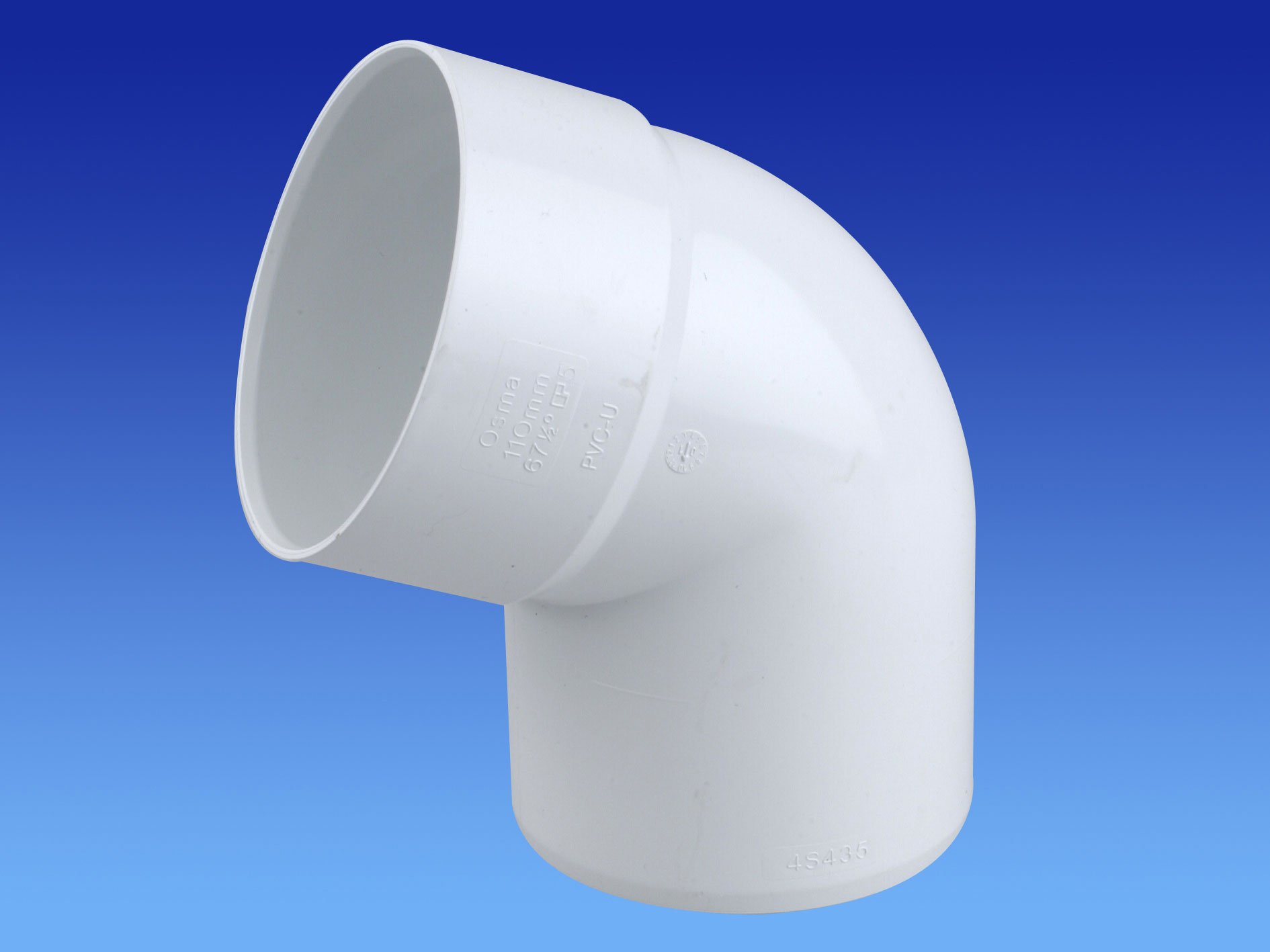 Wavin OSMA 110mm Soil 4S435 SW/S Offset Bend White