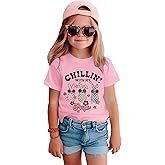 GLIGLITTR Toddler Girls Easter Shirt Cute Bunny Tshirt Chillin with My Peeps Easter Eggs Outfits Baby Short Sleeve Tee Tops
