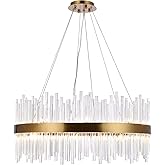Elegant Lighting Dallas 18-Light Crystal & Metal Chandelier in Gold
