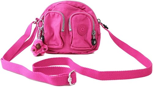Amazon キプリング Kipling ポシェット ショルダーバッグ K 77f カーマイン ピンク Carmine Pink ナイロン ななめがけ メンズ レディース 並行輸入品 Kipling キプリング ショルダーバッグ