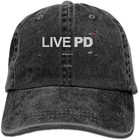 Dkvmkrvla Rec-Live-PD Adjustable Baseball Caps Denim Hats Cowboy Sport Outdoor
