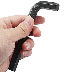 Biaungdo 2 Pcs Black 12mm Hex Key Wrench, Small