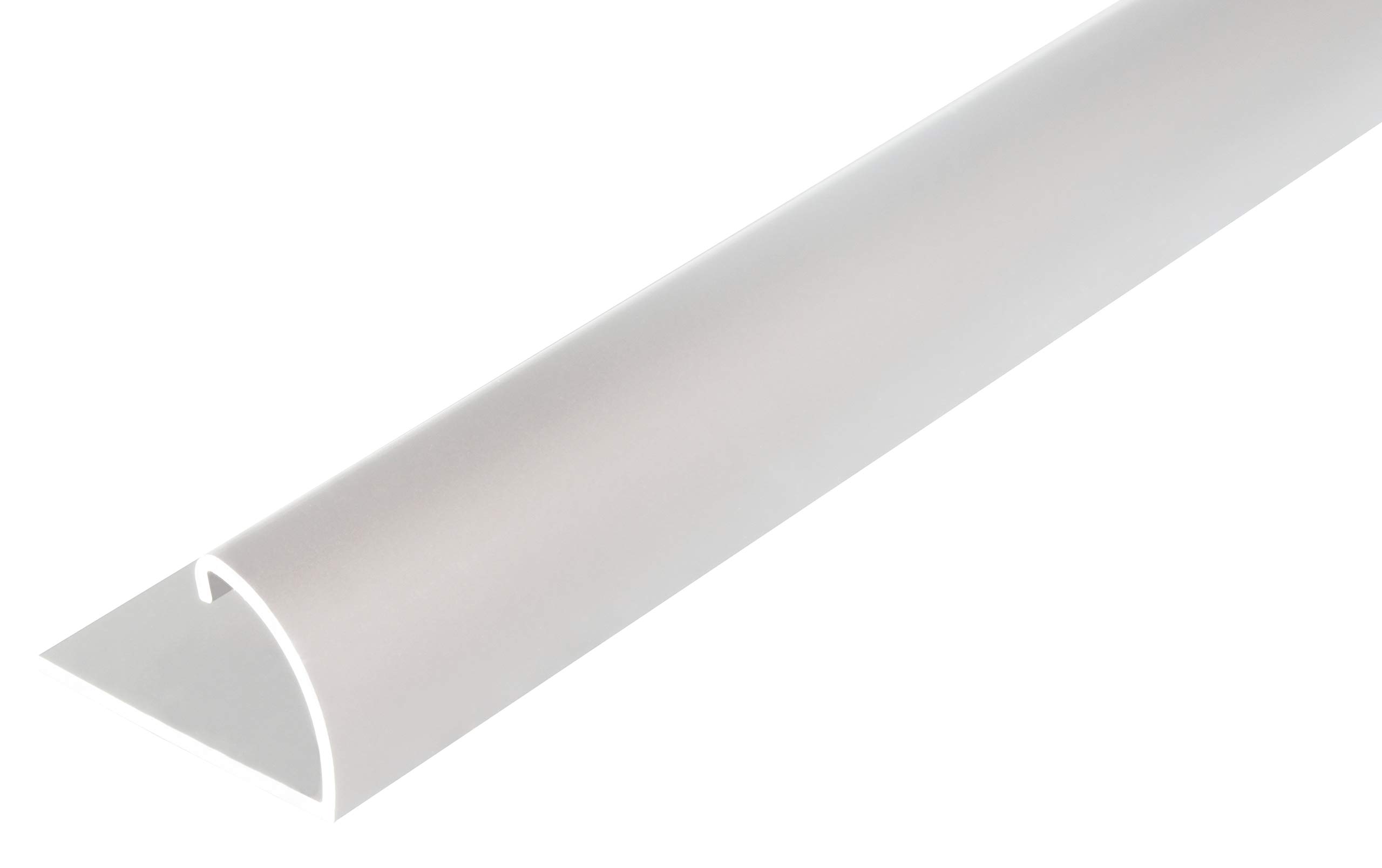 End Profile Aluminium 1000 x 24.5 x 13.5 mm silberfarbig eloxiert