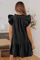 Dokotoo Womens 2024 Spring Summer Drawstring V-Neck