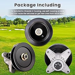 Set of 3, New Spindle Assembly 50" RZT for MTD Cub
