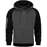 Wirltte Mens Hoodies Fleece Drawstring Hooded Pullover Sweatshirts for Men with Pocket
