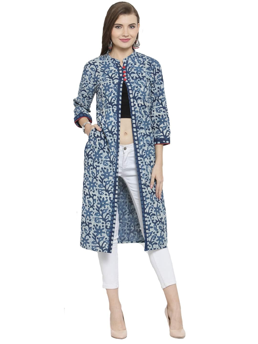 women's indigo jacket