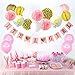 Baby Shower Decorations for Girl – Its A Girl Party Decor - Free Game Ideas & Checklist Ebook! - Plush Pink and Gold - Banner - Tissue Paper Pom Pom - Paper Lantern - Balloons - Party Ideas