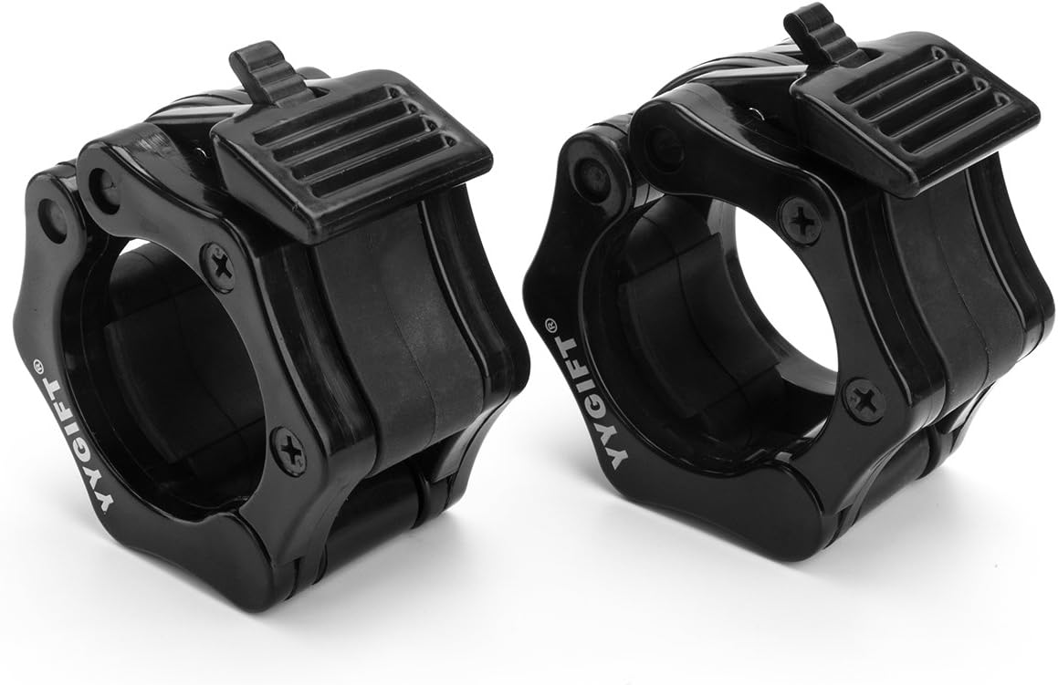 YYGIFT Quick Release Pair of Locking 2" Olympic Size Barbell Clamp Collar Great for Pro Crossfit Training : Sports & Outdoors