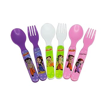 Chhota Bheem Cutlery Set, Green