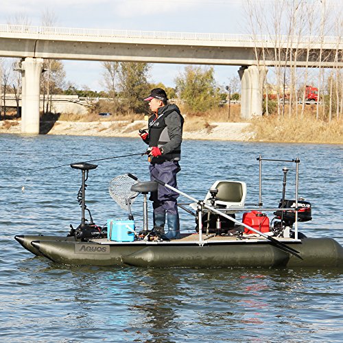 Haswing-Cayman-12v-55lbs-Bow-Mount-Electric-Trolling-Motor-Black-54-Shaft