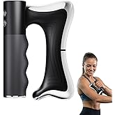 Full Body Contour Device with Heat & EMS, Heated Muscle Scraper, Muscle Relief Better Circulation for Firming, Lymphatic Drainage, Fascia Massage, Circulation Support (Black)