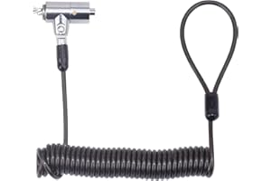I3C Laptop Lock for N17 Dell Laptop, Retractable Computer Cable Keyed Lock - 5.9ft Hardware Security Cable Lock Anti Theft